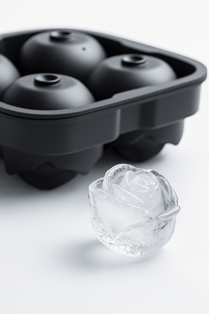 🌹 IceRose™ – Moule à glaçons rose en silicone – Pour des cocktails qui font tourner les têtes - FaciliCasa