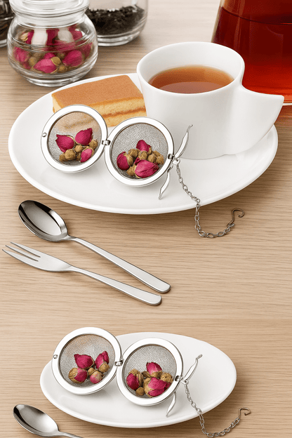 🏷️ Infusea™ – Boule à Thé Inox Ultra - Fine – Filtration Précise & Réutilisable pour Thé Vrac - FaciliCasa