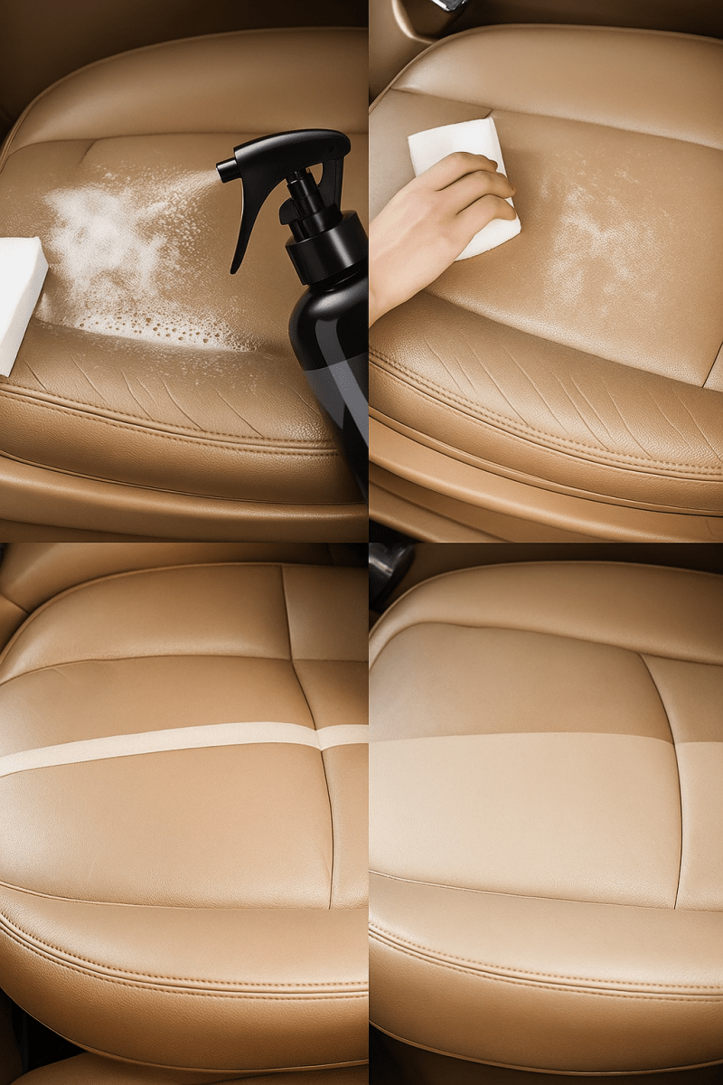 InteriorClean™ S21 - Spray nettoyant intérieur voiture sans eau pour cuir, tissu, plafond et tableau de bord - FaciliCasa