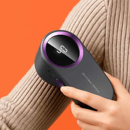 LintXpert™ – Rasoir Anti - Peluches Intelligent à Affichage LED & Batterie Longue Durée - FaciliCasa