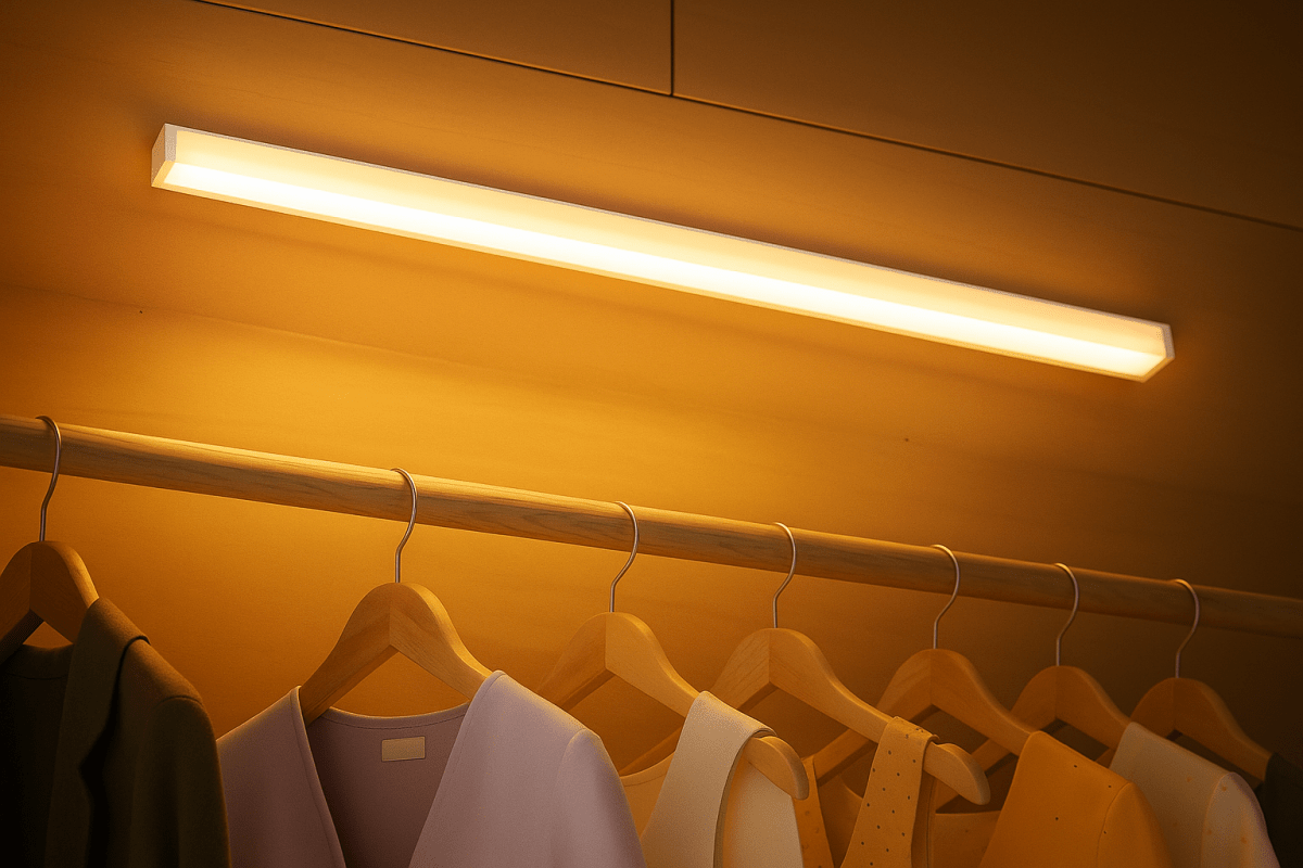 LumiFlex™ – Lampe LED rechargeable, capteur intelligent, lumière automatique sans perçage - FaciliCasa