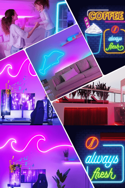 🌈 LumiFlex™ RGB - Bande LED connectée pour une ambiance sur - mesure - FaciliCasa