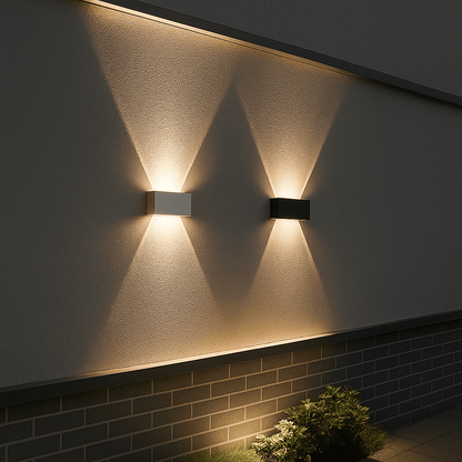 LumiWall™ – Applique Murale LED Étanche IP66 – Éclairage Design & Minimaliste pour Intérieur/Extérieur - FaciliCasa