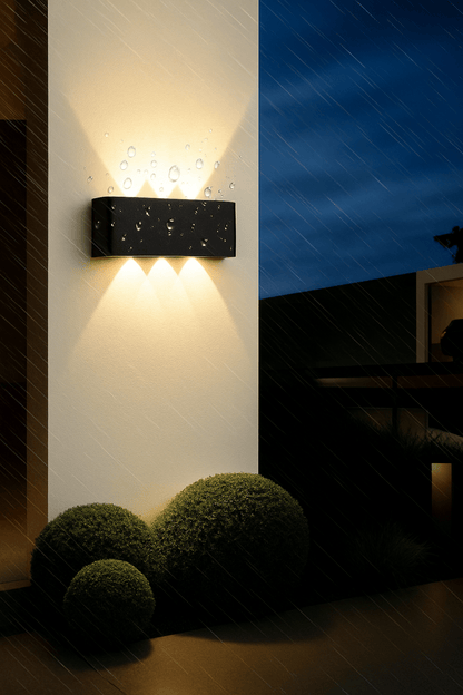 LumiWall™ – Applique Murale LED Étanche IP66 – Éclairage Design & Minimaliste pour Intérieur/Extérieur - FaciliCasa