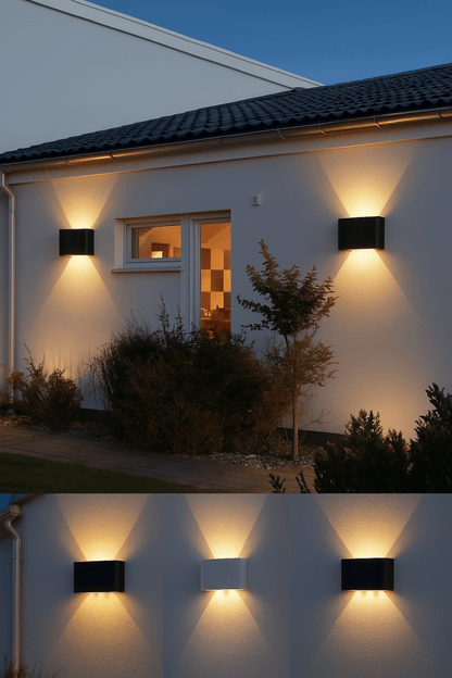 LumiWall™ – Applique Murale LED Étanche IP66 – Éclairage Design & Minimaliste pour Intérieur/Extérieur - FaciliCasa