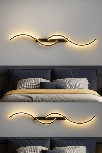 🔥 LumiWave™ - Applique Murale LED Design Ondulé - L’élégance moderne qui transforme vos murs - FaciliCasa
