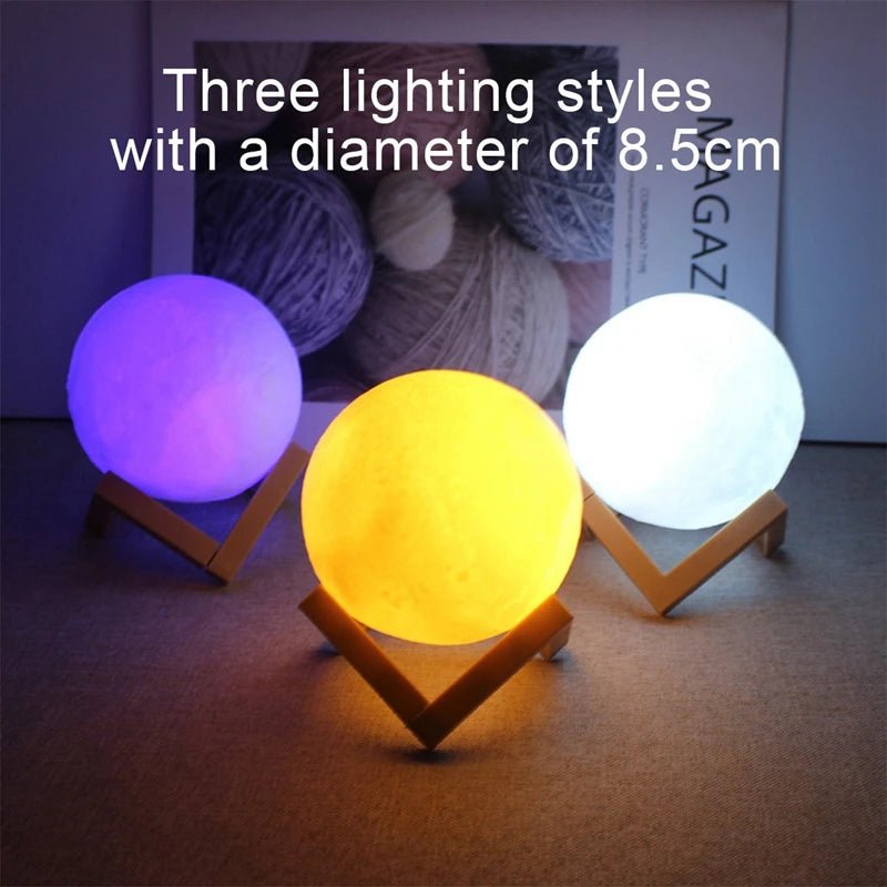 🌕 LunaGlow™ – Veilleuse lune 3D LED – Une touche magique pour vos nuits - FaciliCasa