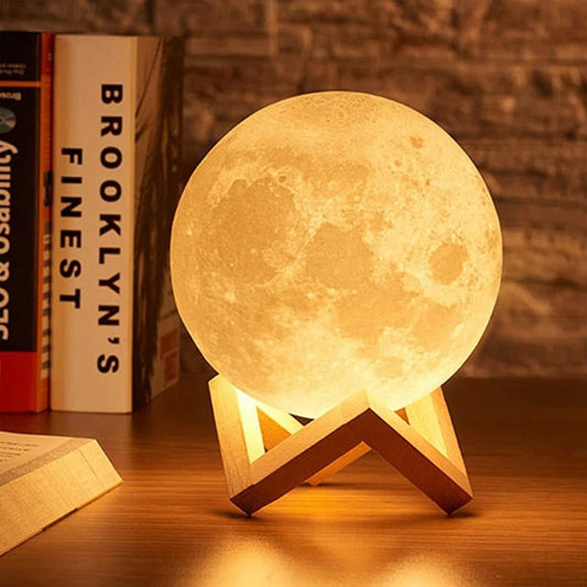 🌕 LunaGlow™ – Veilleuse lune 3D LED – Une touche magique pour vos nuits - FaciliCasa
