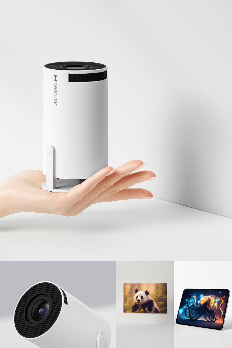 Magcubic HY300 Pro – Mini Projecteur 4K Android WiFi6 & Bluetooth | Home Cinéma Ultra - Compact et Puissant - FaciliCasa
