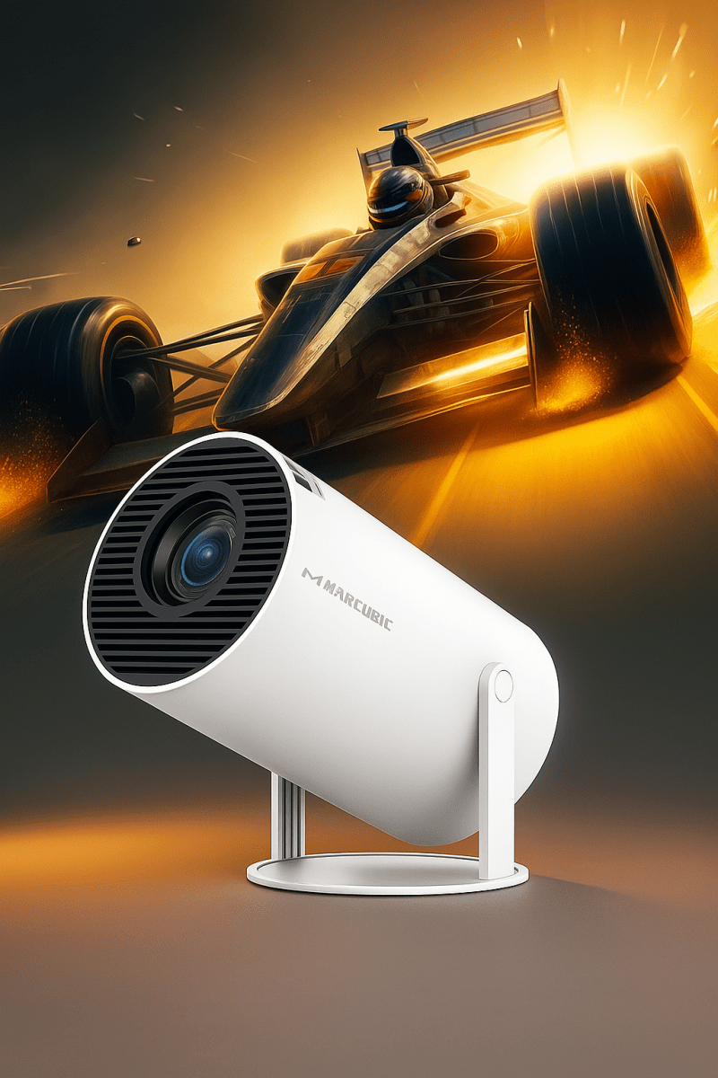 Magcubic HY300 Pro – Mini Projecteur 4K Android WiFi6 & Bluetooth | Home Cinéma Ultra - Compact et Puissant - FaciliCasa