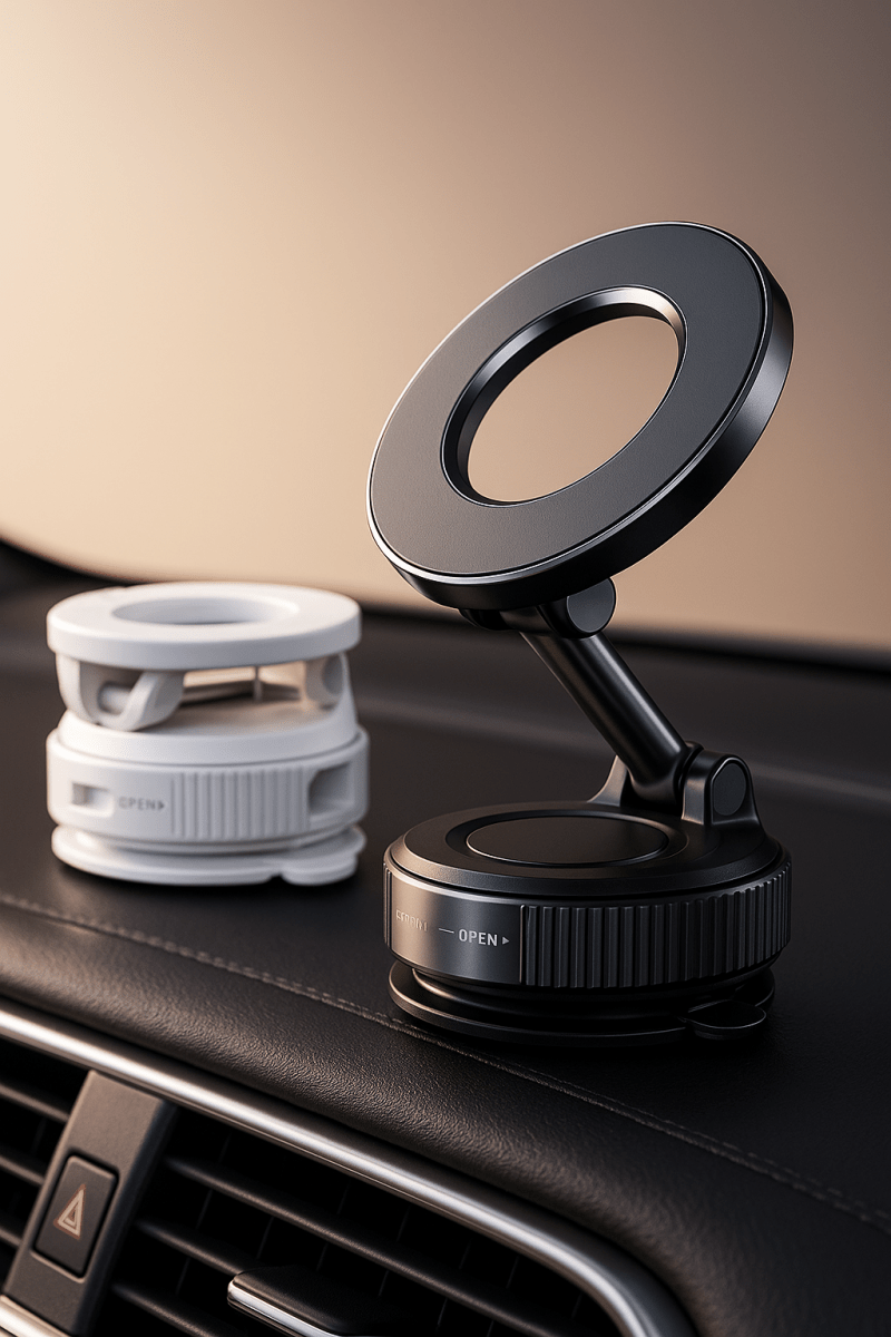 MagnetoGrip™ - Support Téléphone Voiture 360° Ultra - Fixation & Polyvalence Totale - FaciliCasa