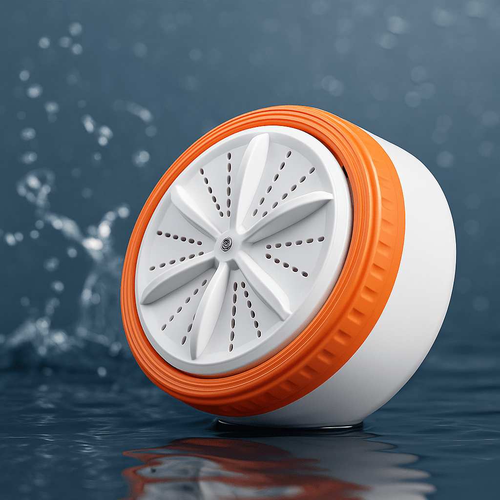 💜 MiniTurboWash™ – Lave où tu veux, quand tu veux Mini machine à laver USB portable – Idéale pour vêtements, vaisselle, voyages et petits espaces - FaciliCasa