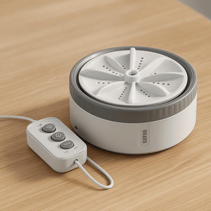 💜 MiniTurboWash™ – Lave où tu veux, quand tu veux Mini machine à laver USB portable – Idéale pour vêtements, vaisselle, voyages et petits espaces - FaciliCasa