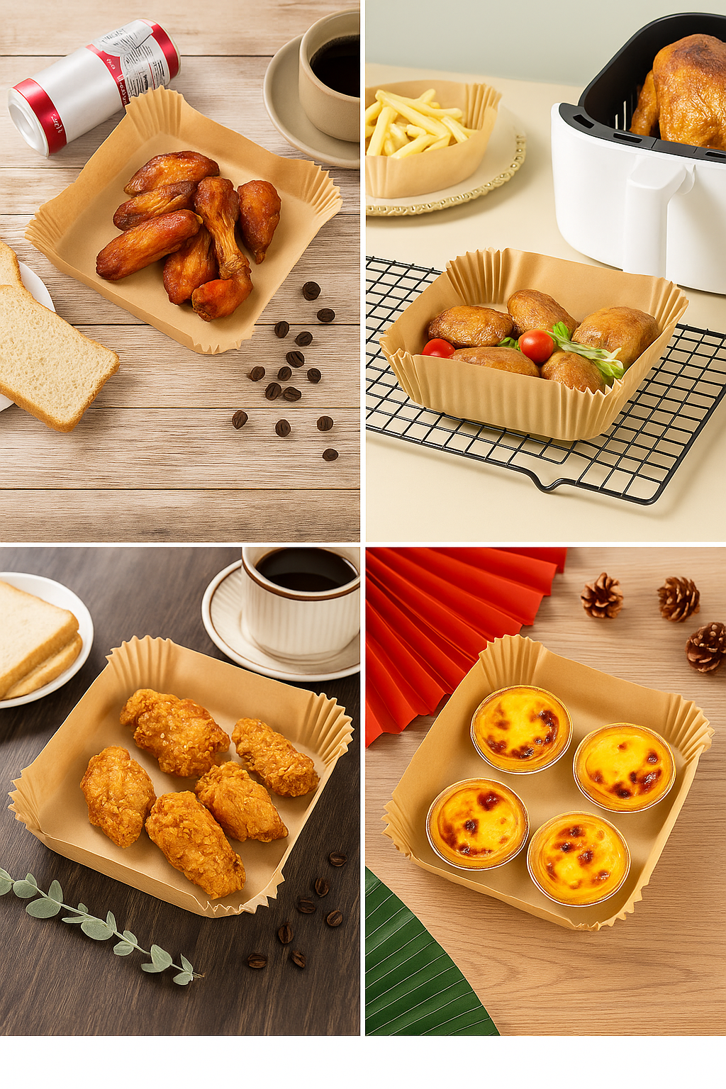 🔥 AirPap'Clean™ - Le papier cuisson ultime pour ton Air Fryer !