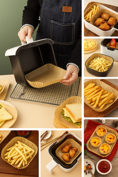 🔥 AirPap'Clean™ - Le papier cuisson ultime pour ton Air Fryer !