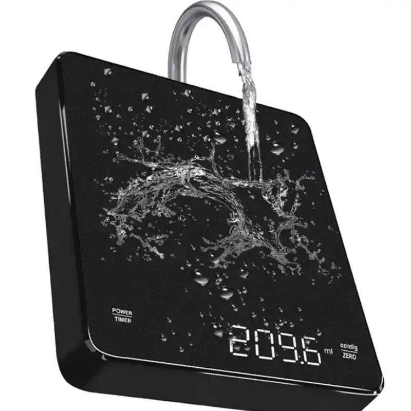 NutriScale™ - Balance de Cuisine Électronique Rechargeable, Haute Précision & Design Compact - FaciliCasa