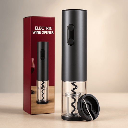 OenoClick™ - Le tire - bouchon électrique design qui ouvre vos bouteilles en un clic - FaciliCasa