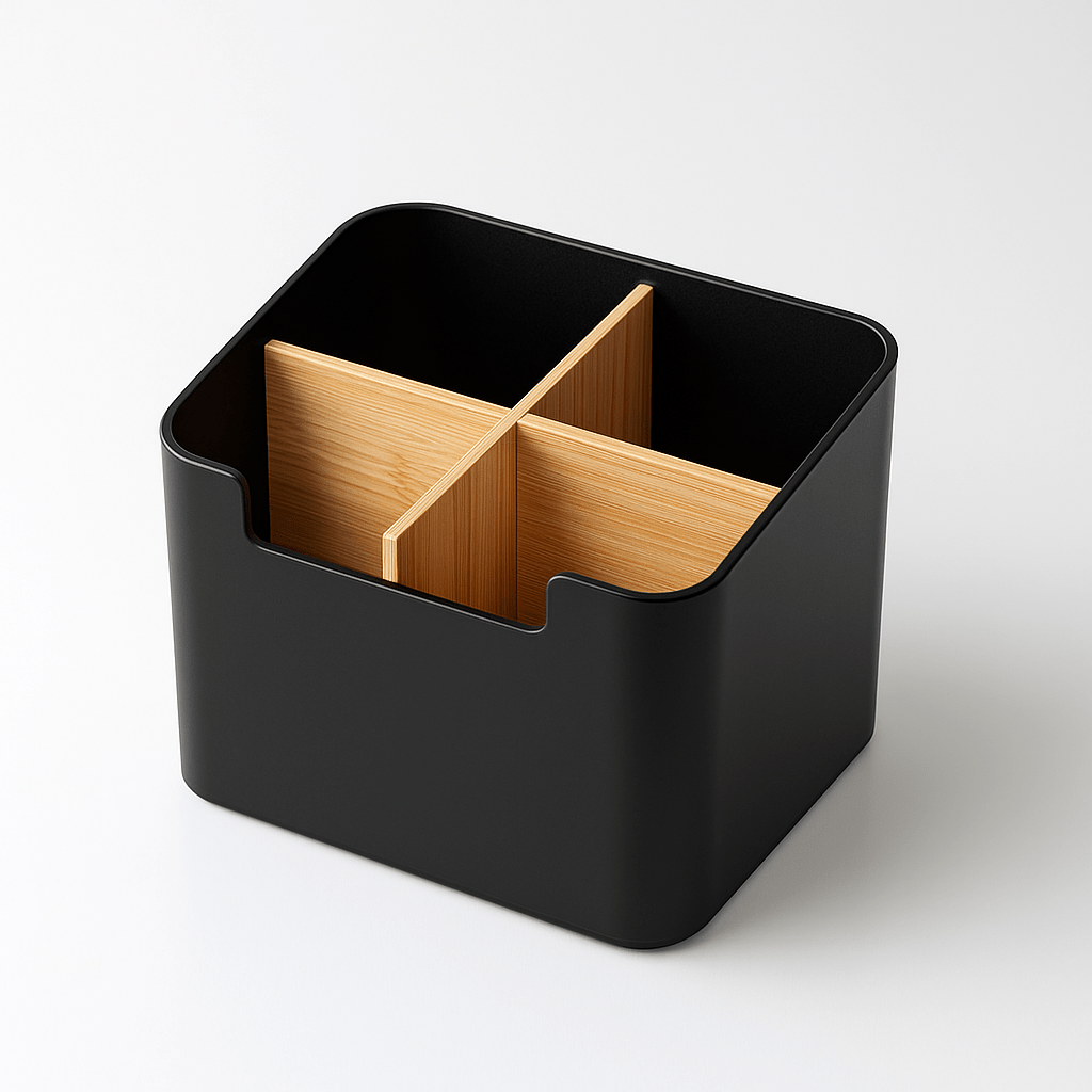Organibox™ - Boîte de Rangement Câbles & Accessoires – Minimaliste, Écologique et Ultra - Fonctionnelle - FaciliCasa