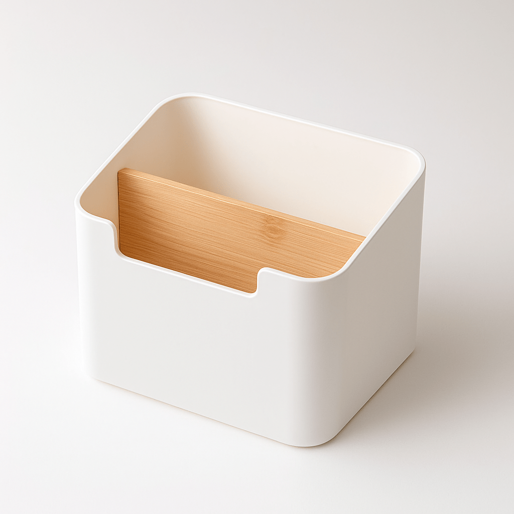 Organibox™ - Boîte de Rangement Câbles & Accessoires – Minimaliste, Écologique et Ultra - Fonctionnelle - FaciliCasa
