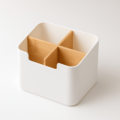 Organibox™ - Boîte de Rangement Câbles & Accessoires – Minimaliste, Écologique et Ultra - Fonctionnelle - FaciliCasa