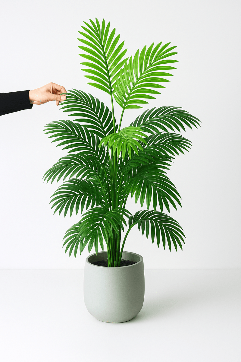 PalmaDecor™ – Palmier en Plastique Vert XXL | Déco Jungle Chic pour Maison, Salon ou Terrasse - FaciliCasa