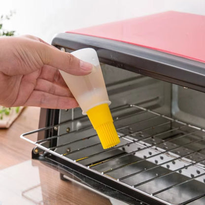 PinceauDose™ - Brosse à Huile et Sauce 2 - en - 1 pour Cuisine, BBQ et Cuisson Facile - FaciliCasa