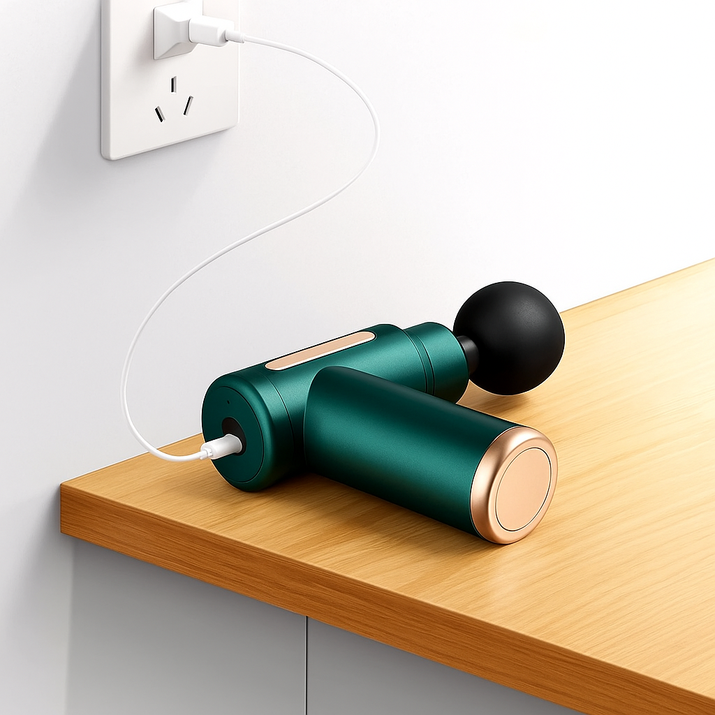 PowerRelax™ – Mini Pistolet de Massage Portable pour Tensions Musculaires et Récupération Express