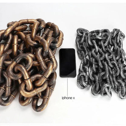 🐕 PitouLink™ – Laisse design effet chaîne en fer pour chiens stylés & costauds - FaciliCasa