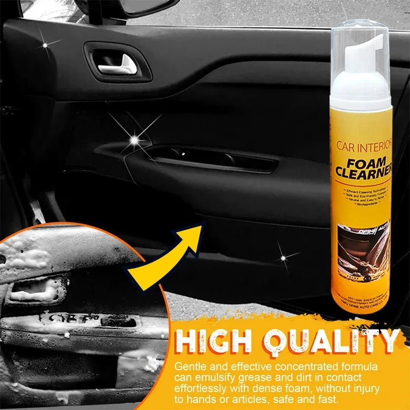 💥 PowerFoam™ - Mousse nettoyante multi - usages ultra efficace pour voiture, maison, cuir, plastique et surfaces difficiles - FaciliCasa