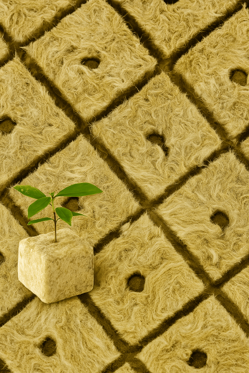 🔥 RockGrow™ – Bouchons de Germination en Laine de Roche – Lancement Facile et Propre de Vos Semis de Jardin et Cultures Hydroponiques - FaciliCasa