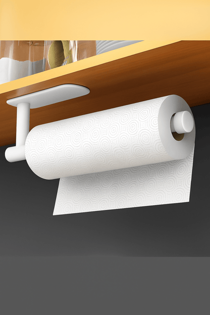 🧻 RollFix™ – Support Adhésif Polyvalent pour Papier et Serviettes | Gain de Place & Sans Perçage - FaciliCasa