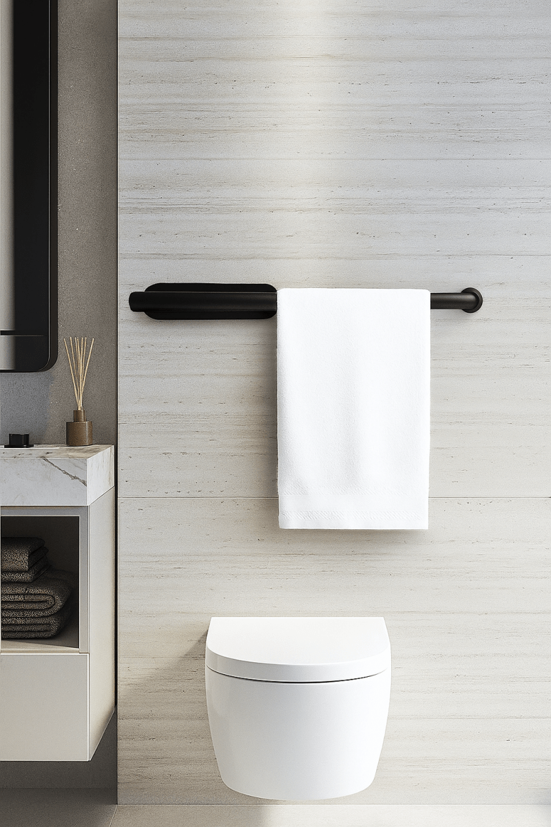 🧻 RollFix™ – Support Adhésif Polyvalent pour Papier et Serviettes | Gain de Place & Sans Perçage - FaciliCasa