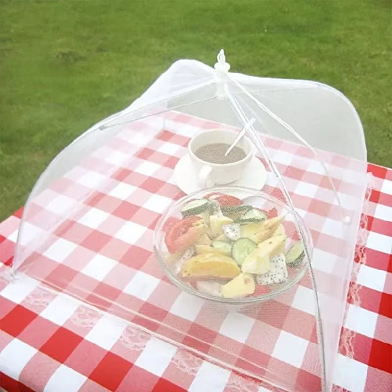 SafeMeal™ – Cloche alimentaire pop - up anti - insectes pour extérieur, repas d’été et protection cuisine - FaciliCasa
