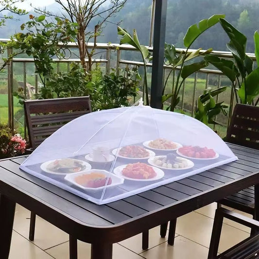 SafeMeal™ – Cloche alimentaire pop - up anti - insectes pour extérieur, repas d’été et protection cuisine - FaciliCasa