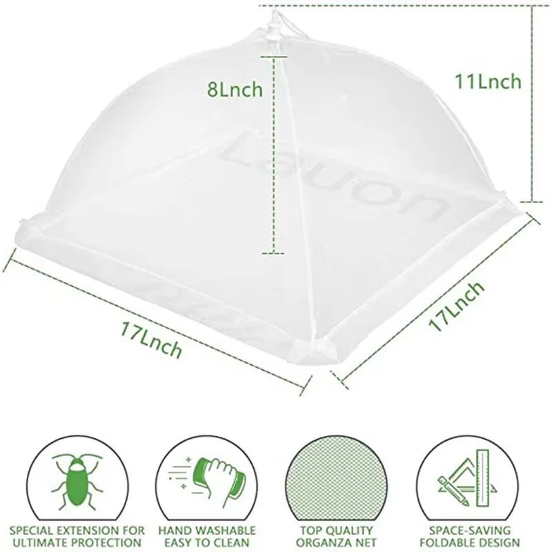 SafeMeal™ – Cloche alimentaire pop - up anti - insectes pour extérieur, repas d’été et protection cuisine - FaciliCasa