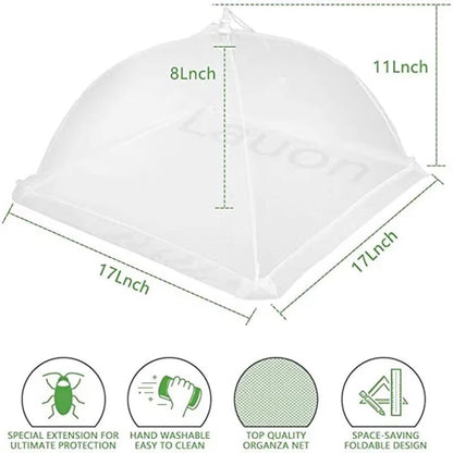 SafeMeal™ – Cloche alimentaire pop - up anti - insectes pour extérieur, repas d’été et protection cuisine - FaciliCasa
