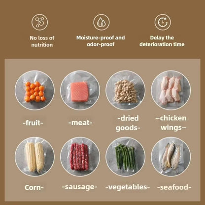 SealFresh™ – Machine de Mise Sous Vide Automatique - Conservez Vos Aliments 5x Plus Longtemps - FaciliCasa