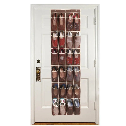 ShoeTidy™ - Rangement suspendu gain de place pour chaussures, idéal porte de chambre ou dressing - FaciliCasa
