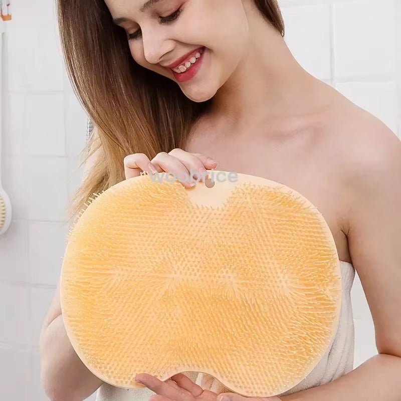 🧼 SilicoClean™ – Brosse de Douche Exfoliante & Antidérapante – Prenez soin de votre peau sans effort - FaciliCasa