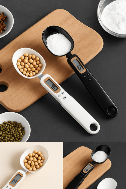 SpoonBalance™ – Cuillère Balance Électronique LCD Précise 0.1g pour Cuisine et Alimentation Animale - FaciliCasa