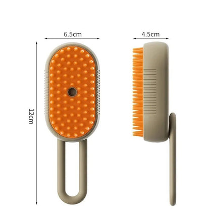 🐶🐱 SteamBrush™ - Brosse électrique 3 - en - 1 pour chiens & chats : toilettage, massage et vapeur nettoyante - FaciliCasa