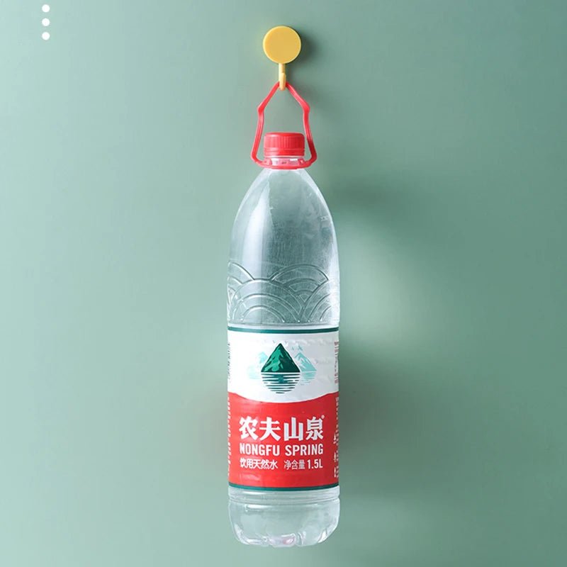 StickieHook™ – Crochets Muraux Auto - Adhésifs Sans Perçage (Lot de 10) pour Cuisine, Salle de Bain, Entrée ou Bureau - FaciliCasa