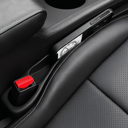 StopDrop Duo™ – Accessoire anti - perte voiture | Empêche la chute d’objets entre les sièges | Universel, Étanche, Facile à Installer - FaciliCasa