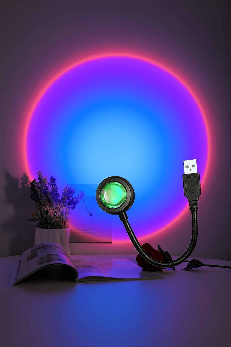 🌇 SunGlow™ - La lampe qui transforme chaque mur en coucher de soleil magique - FaciliCasa