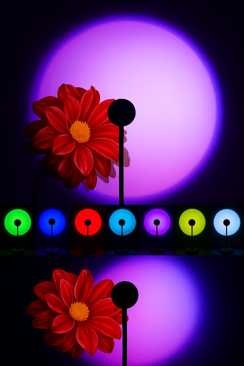 🌇 SunGlow™ - La lampe qui transforme chaque mur en coucher de soleil magique - FaciliCasa