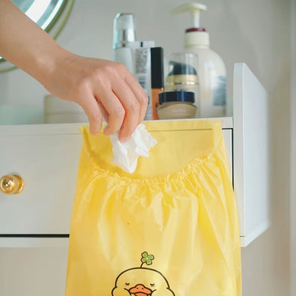 TrashyBag™ – Sac poubelle voiture adhésif jetable | 15 à 45 pièces, rangement auto pratique & anti - déchets - FaciliCasa