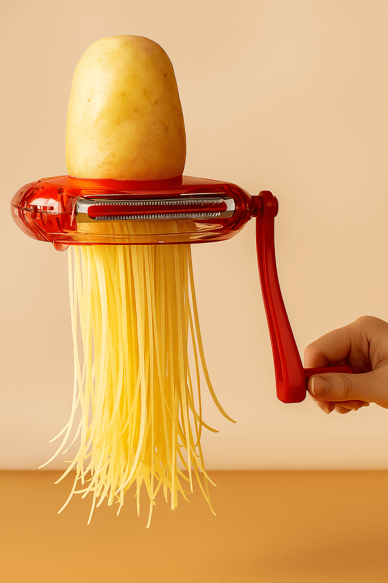 🔥 TriBlade™ - Éplucheur Rotatif 3 - en - 1 Ultra - Pratique pour Cuisine Maligne 🔥 L’éplucheur révolutionnaire qui fait gagner du temps, de la place… et des nerfs ! - FaciliCasa