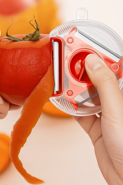 🔥 TriBlade™ - Éplucheur Rotatif 3 - en - 1 Ultra - Pratique pour Cuisine Maligne 🔥 L’éplucheur révolutionnaire qui fait gagner du temps, de la place… et des nerfs ! - FaciliCasa