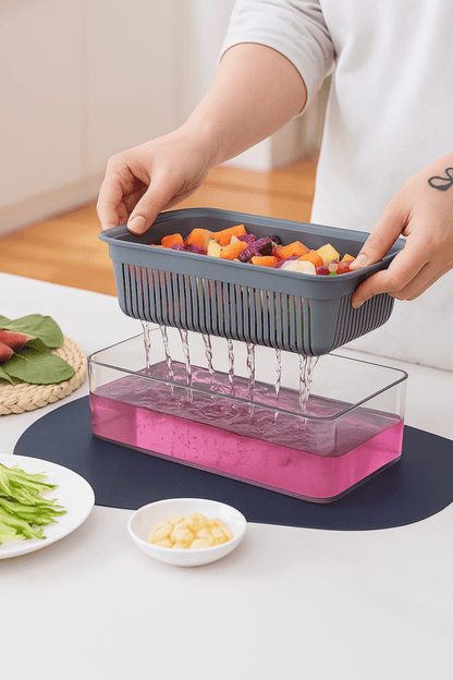 VeggiMaster™ - Hachoir Légumes 16 - en - 1 Ultra Polyvalent pour Cuisine Pro & Express - FaciliCasa