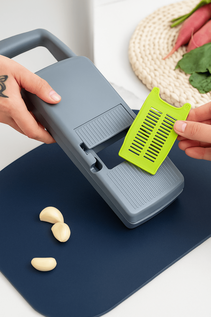 VeggiMaster™ - Hachoir Légumes 16 - en - 1 Ultra Polyvalent pour Cuisine Pro & Express - FaciliCasa